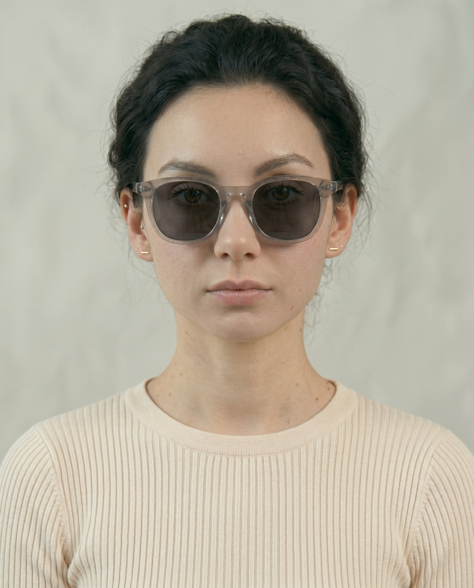Smoky Gray Square Sunglasses for Women